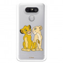 Carcasa Oficial Disney Simba y Nala transparente para LG G5 - El Rey León- La Casa de las Carcasas