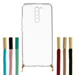 Funda Silicona Colgante Transparente para Xiaomi Redmi 9