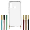 Funda Silicona Colgante Transparente para Samsung Galaxy A70e