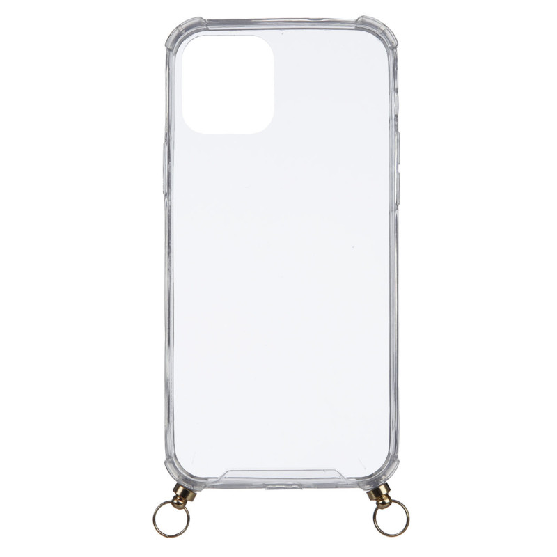 Funda Silicona Colgante Transparente para iPhone 12 Pro Max