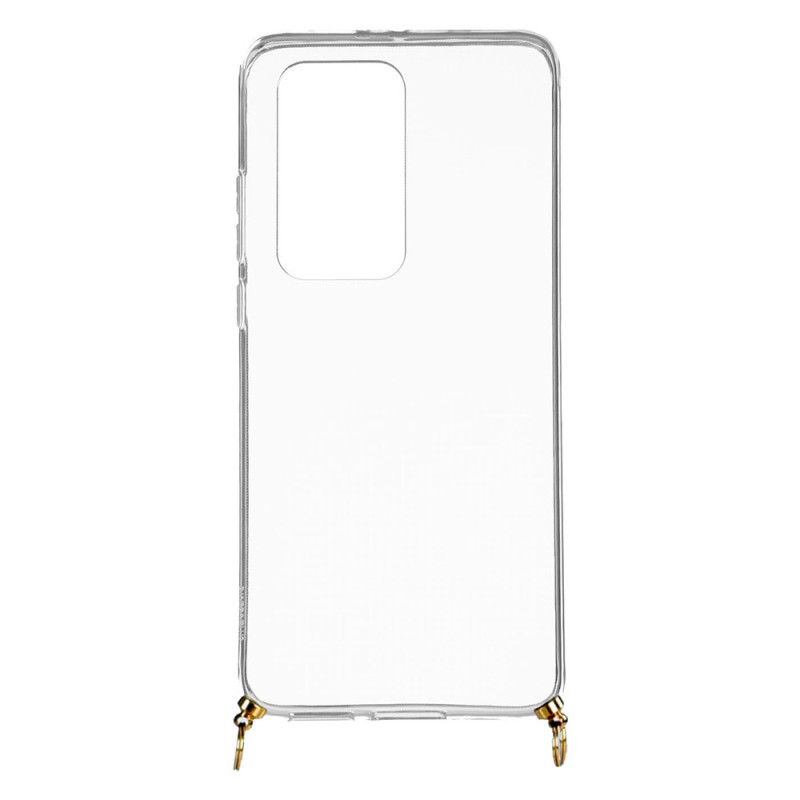 Funda Silicona Colgante Transparente para Huawei P40 Pro Plus