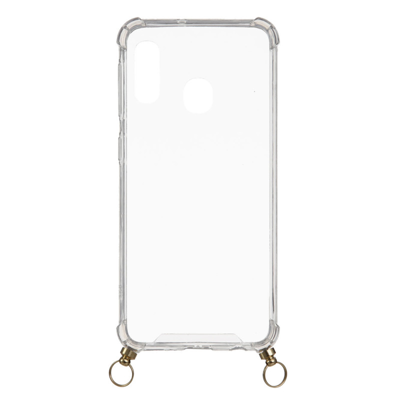 Funda Silicona Colgante Transparente para Samsung Galaxy A20e