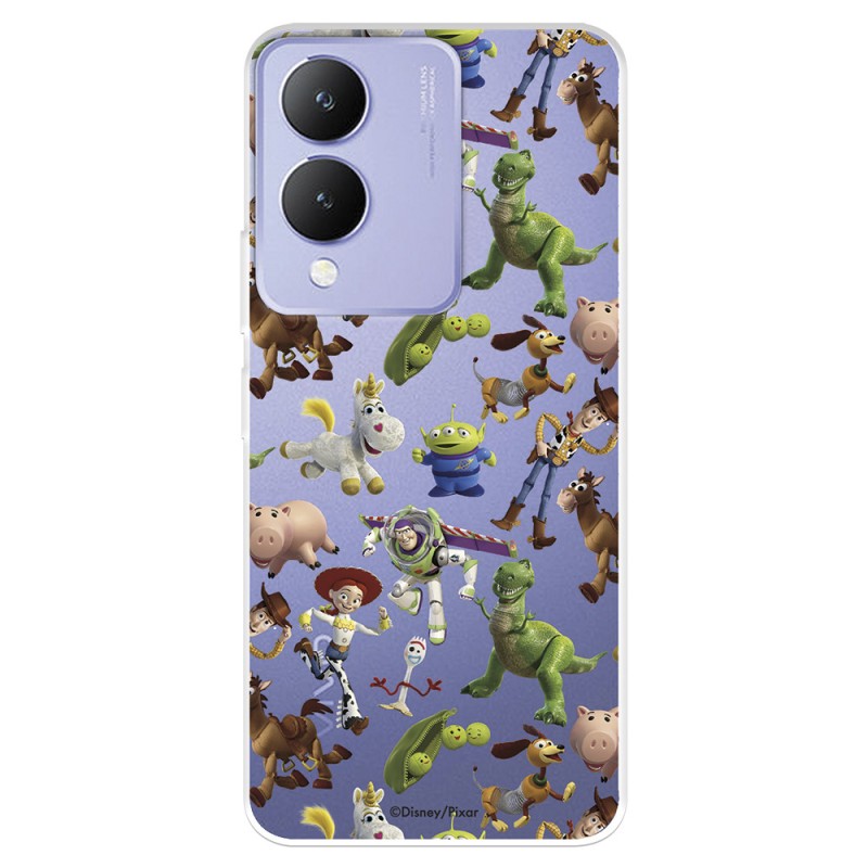 Funda para Vivo Y17s Oficial de Disney Muñecos Toy Story Siluetas - Toy Story