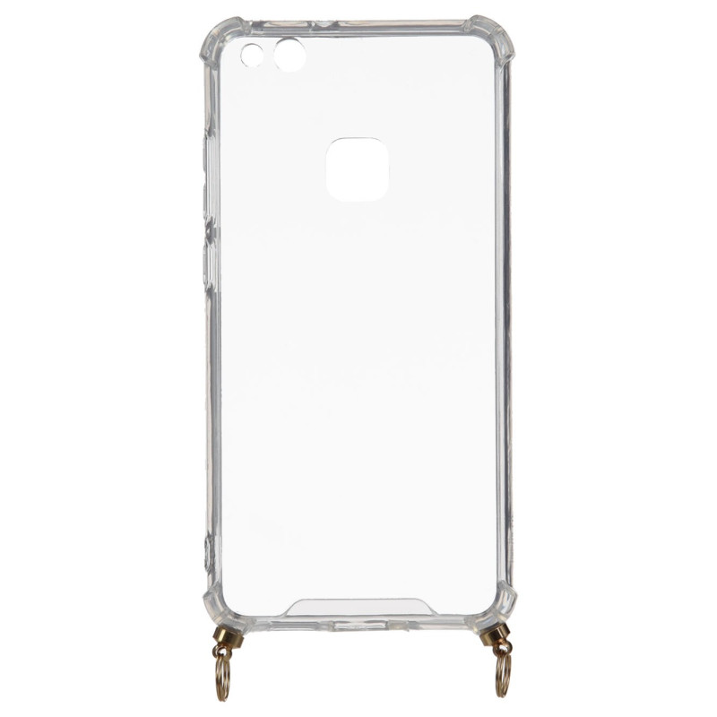 Funda Silicona Colgante Transparente para Huawei P10 Lite