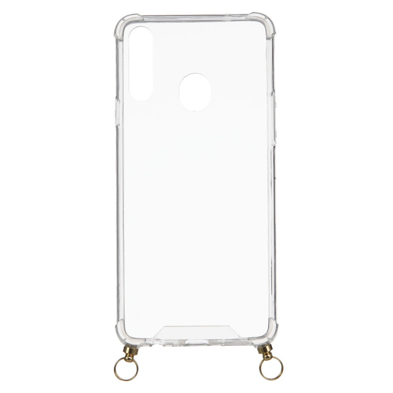 Funda Silicona Colgante Transparente para Samsung Galaxy A20s