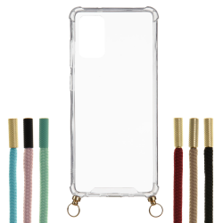 Funda Silicona Colgante Transparente para Samsung Galaxy S20 Plus