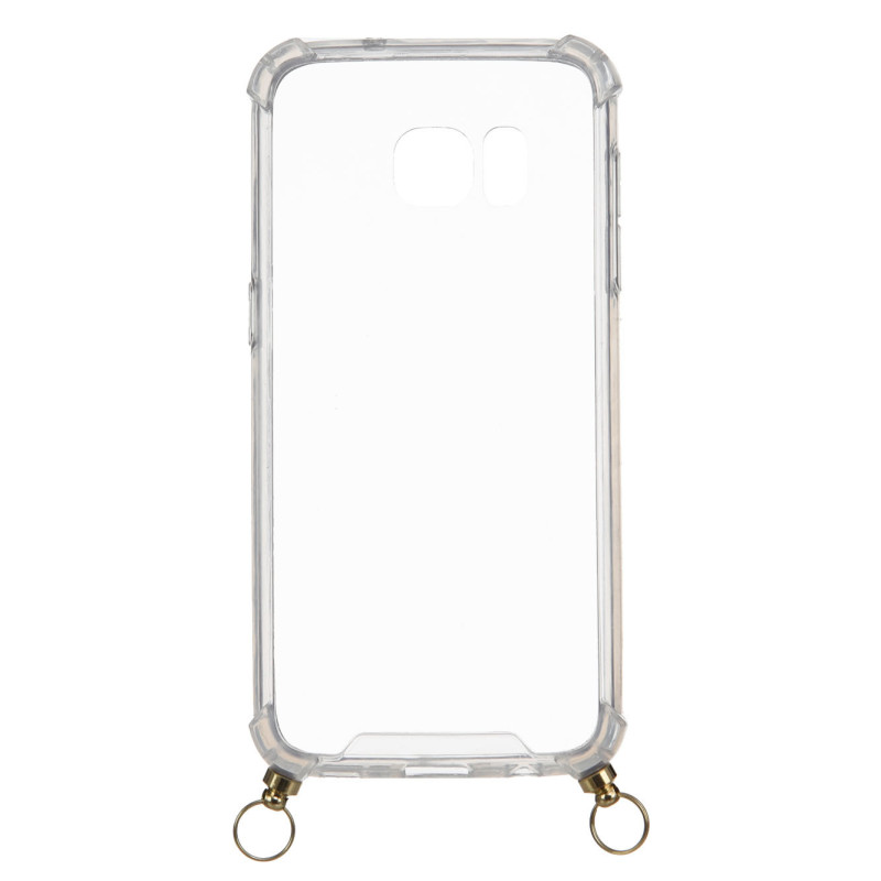 Funda Silicona Colgante Transparente para Samsung Galaxy S7