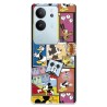 Funda para Vivo V29 5G Oficial de Disney Mickey Comic - Clásicos Disney