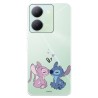 Funda para Vivo Y36 Oficial de Disney Angel & Stitch Beso - Lilo & Stitch