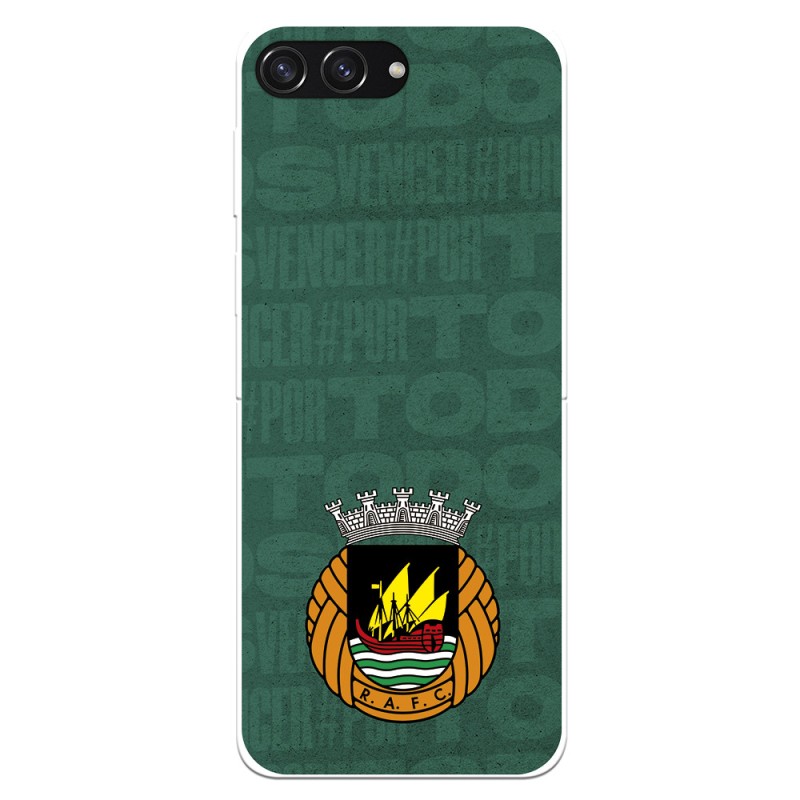 Funda para Samsung Galaxy Z Flip 5 del Rio Ave FC Escudo Fondo Verde  - Licencia Oficial Rio Ave FC