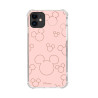 Funda Espejo Oro Rosa Oficial Disney - Silueta Mickey