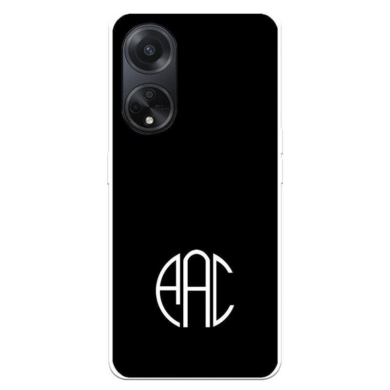 Funda para Oppo A98 5G del Académica de Coimbra Iniciales  - Licencia Oficial Académica de Coimbra