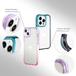 Funda Bumper Reforzada Degradada para iPhone 14 Pro Max