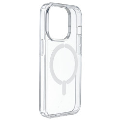 Funda Transparente Logo Compatible con Magsafe para iPhone 15 Pro