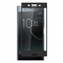 Película de vidro temperado completa preta para Sony Xperia XZ Premium