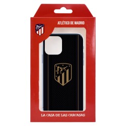 Funda para Xiaomi Redmi A2 del Atlético de Madrid Escudo Dorado Fondo Negro  - Licencia Oficial Atlético de Madrid