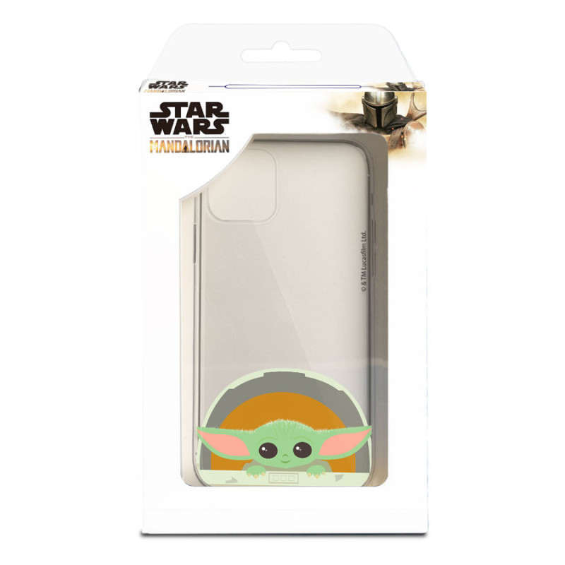 Funda para Motorola Moto G34 Oficial de Star Wars Baby Yoda Sonrisas - The Mandalorian