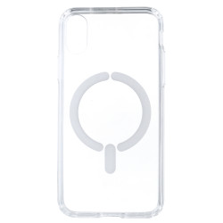 Funda Transparente Logo Compatible con Magsafe para iPhone X