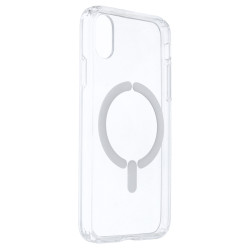 Funda Transparente Logo Compatible con Magsafe para iPhone X