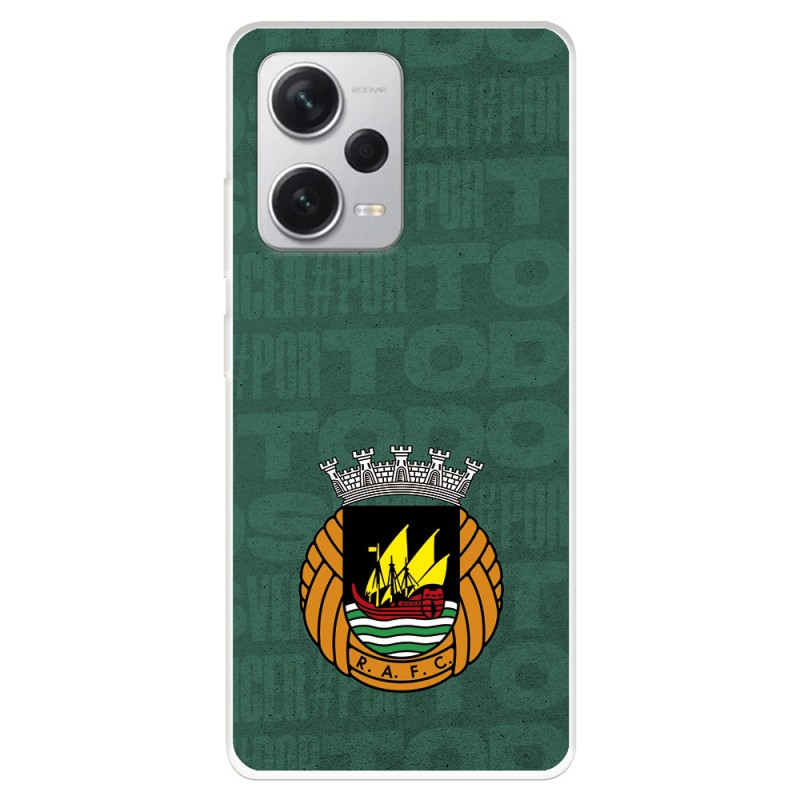 Funda para Xiaomi Redmi Note 12 5G del Rio Ave FC Escudo Fondo Verde  - Licencia Oficial Rio Ave FC