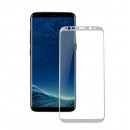 Película de vidro temperado completa prateada para Samsung Galaxy S8 Plus