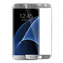 Película de vidro temperado completa prateada para Samsung Galaxy S7 Edge