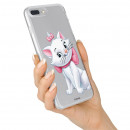 Capa Oficial Disney Disney Marie Silhueta transparente para iPhone 7 Plus - Os Aristogatos