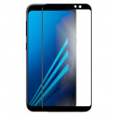 Película de vidro temperado completa preta para Samsung Galaxy A5 2018