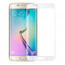 Película de vidro temperado completa branca para Samsung Galaxy S6 Edge