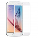 Película de vidro temperado completa branca para Samsung Galaxy S6