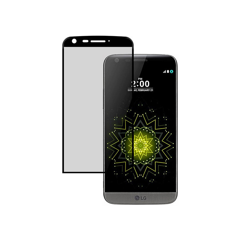 Película de vidro temperado completa preta para LG G5