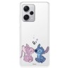 Funda para Xiaomi Redmi Note 12 5G Oficial de Disney Angel & Stitch Beso - Lilo & Stitch