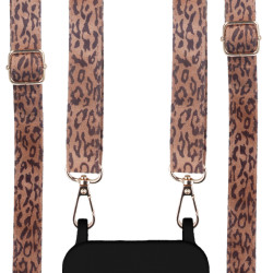 Lanyard com Corrente Print Animal - Cordão para Telemóvel e Bolsa