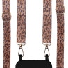 Lanyard com Corrente Print Animal - Cordão para Telemóvel e Bolsa