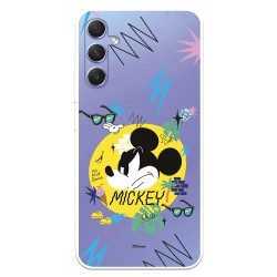 Funda para Samsung Galaxy A34 5G Oficial de Disney Mickey Mickey Urban - Clásicos Disney