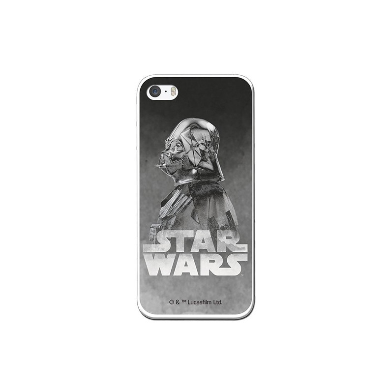 Capa Oficial Star Wars Darth Vader preto para iPhone 5S