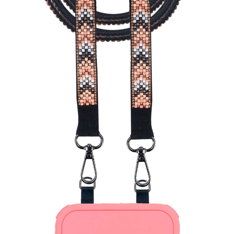 Lanyard Étnico de Contas - Cordão para Telemóvel e Mala thumbnail