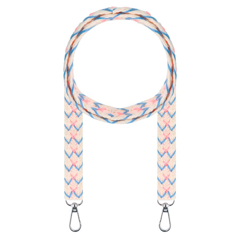 Lanyard Bordado Fio Étnico - Cordão para Telemóvel e Bolsa