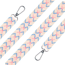 Lanyard Bordado Fio Étnico - Cordão para Telemóvel e Bolsa