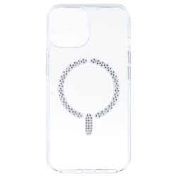 Funda Antiyellow Compatible con MagSafe con Brillantes para iPhone 15
