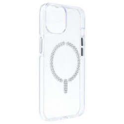 Funda Antiyellow Compatible con MagSafe con Brillantes para iPhone 15