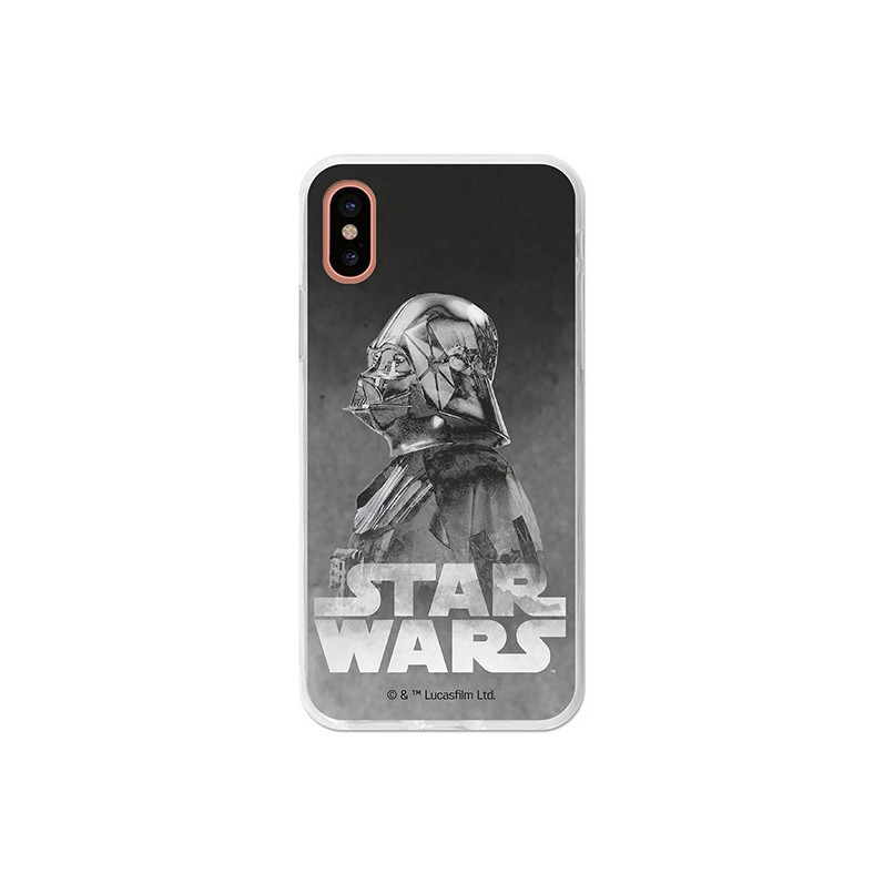 Capa Oficial Star Wars Darth Vader preto para iPhone X