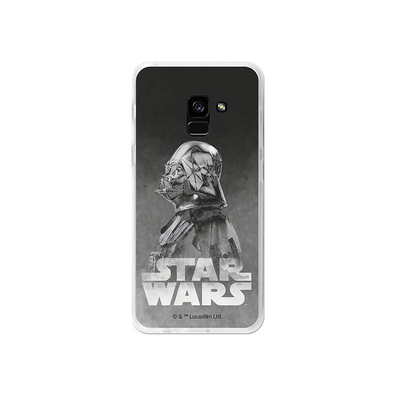 Capa Oficial Star Wars Darth Vader preto para Samsung Galaxy A5 2018