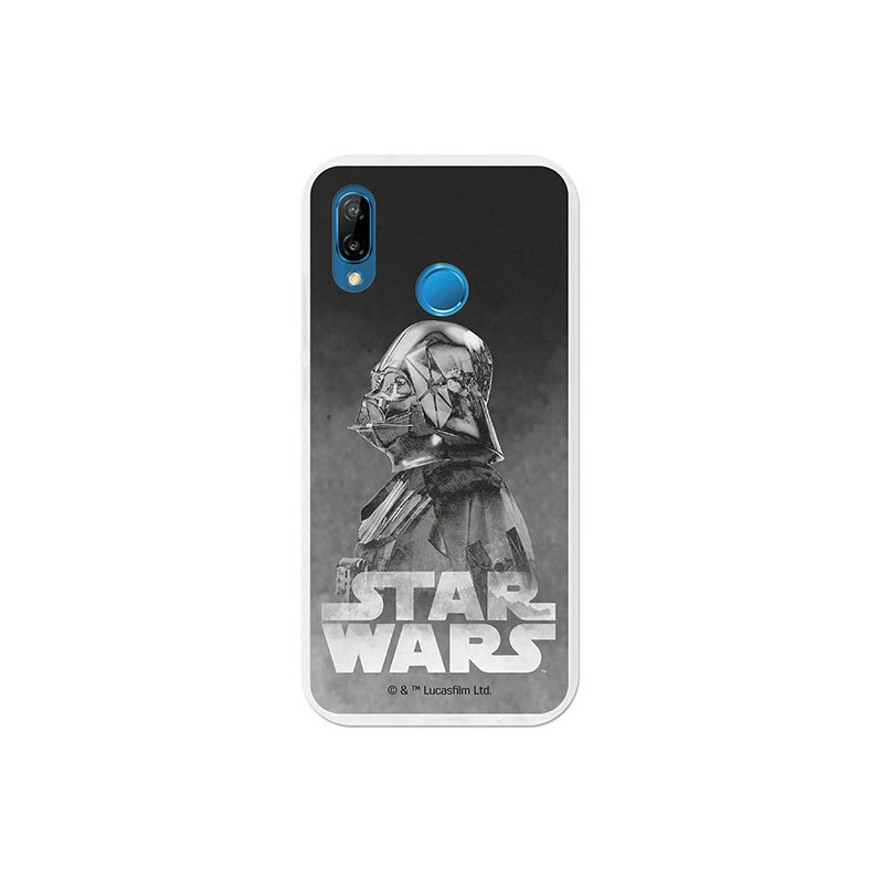 Capa Oficial Star Wars Darth Vader preto para Huawei P20 Lite