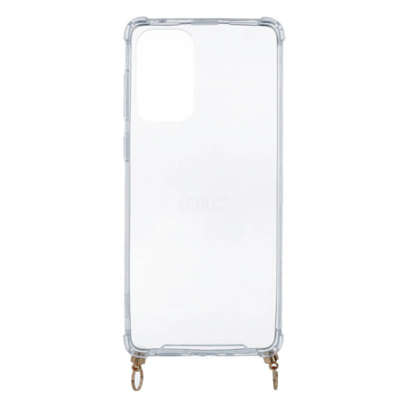 Capa Transparente com Suporte para Cordão para Samsung Galaxy A73 5G - La Casa de las Carcasas, Acessórios e Capas para telemóve