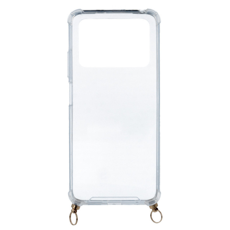Capa Transparente com Suporte para Cordão para Xiaomi Poco M4 Pro 4G - La Casa de las Carcasas, Acessórios e Capas para telemóve