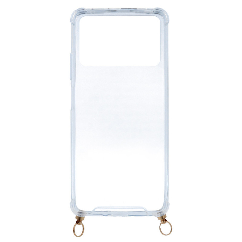 Capa Transparente com Suporte para Cordão para Xiaomi Poco X4 Pro - La Casa de las Carcasas, Acessórios e Capas para telemóveis