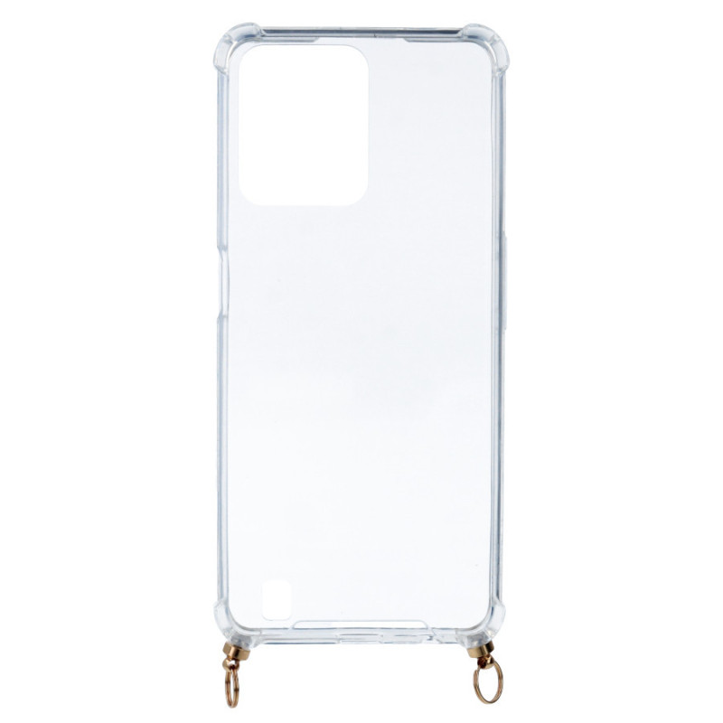 Capa Transparente com Suporte para Cordão para Realme C31 - La Casa de las Carcasas, Acessórios e Capas para telemóveis