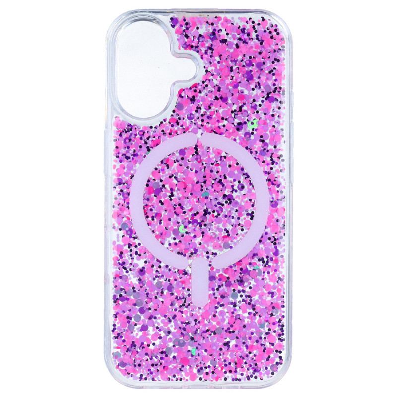 Capa Ring Glitter Compatível com Magsafe para iPhone 16 Plus - La Casa de las Carcasas, Acessórios e Capas para Telemóveis Capa Ring Glitter Compatível com Magsafe para iPhone 16 Plus - La Casa de las Carcasas, Acessórios e Capas para Telemóveis
