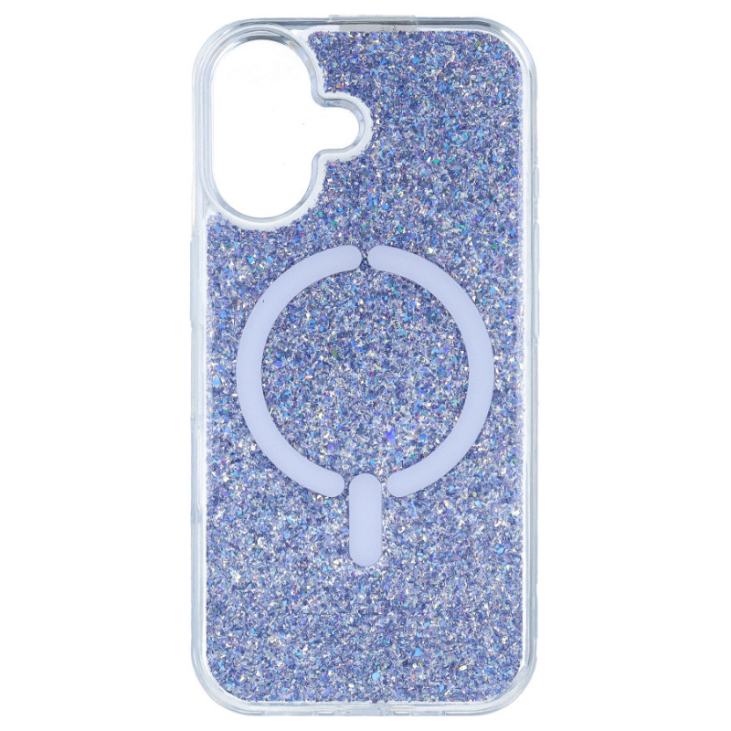 Capa Ring Glitter Compatível com Magsafe para iPhone 16 - La Casa de las Carcasas, Acessórios e Capas para Telemóveis